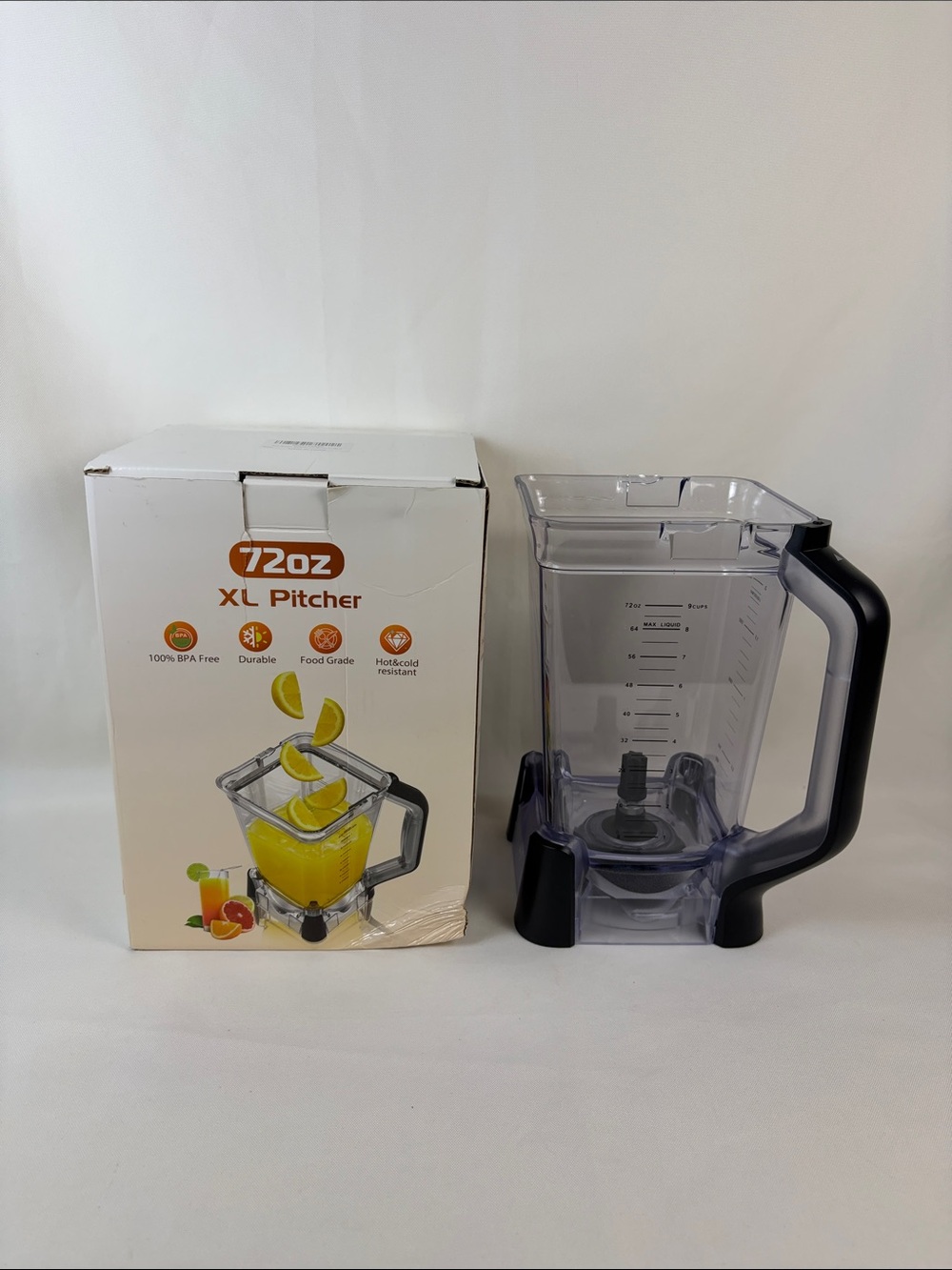 72 oz Replacement Pitcher Jar for Ninja Professional Plus BN750 BN751 Clear